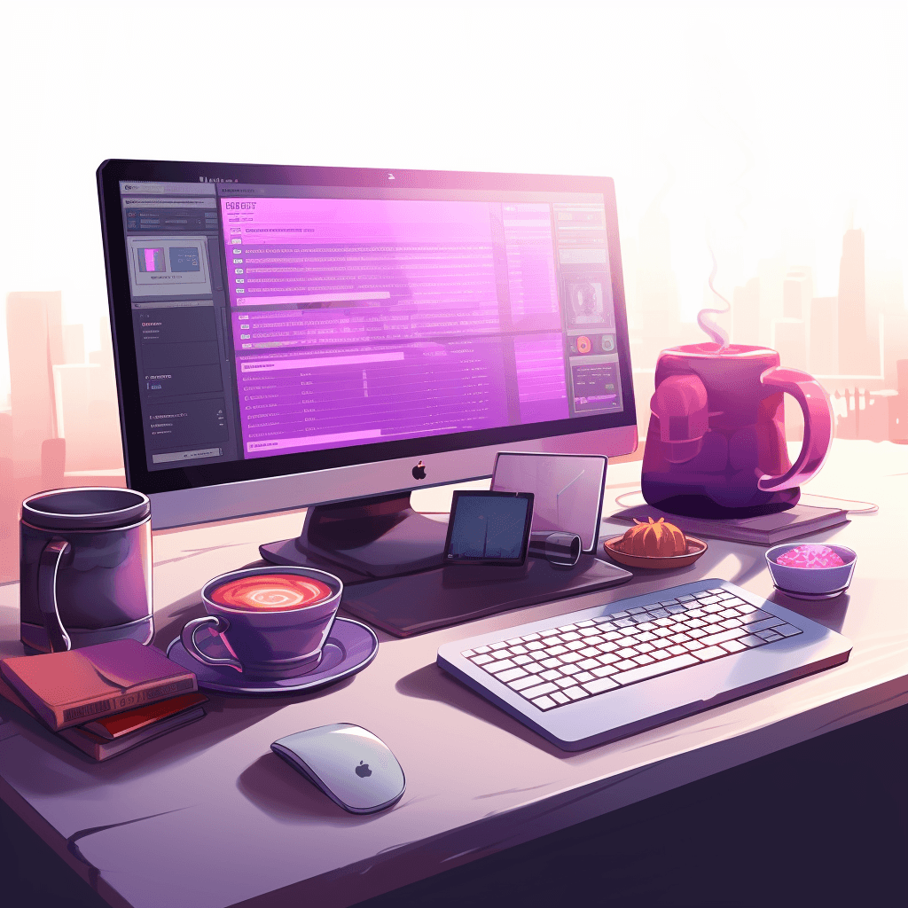desktop setup